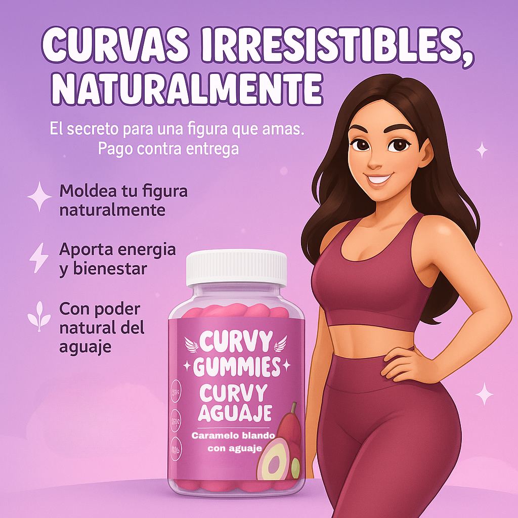 🍑 Curvy Gummies™ | El secreto natural para unas curvas soñadas