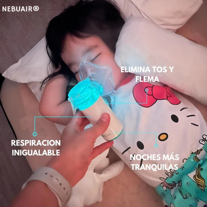 Nebulizador Portátil NebuAir® | Alivio respiratorio al instante💨