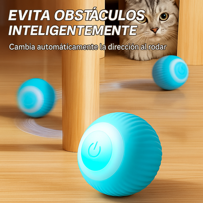 Pelota SmartPet™ 🧠🐾 – El Juguete Inteligente que Mantiene Activo a tu Gato 😺