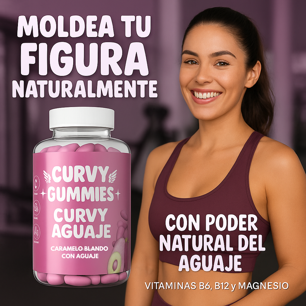 🍑 Curvy Gummies™ | El secreto natural para unas curvas soñadas
