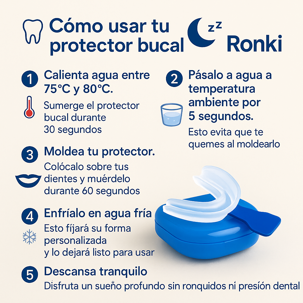 Protector Bucal - Antirronquidos 😴 y Antibruxismo 🦷