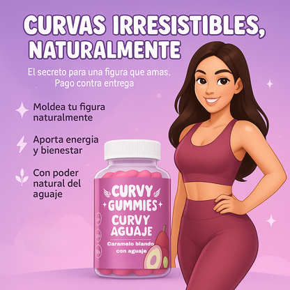 🍑 Curvy Gummies™ | El secreto natural para unas curvas soñadas